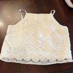 Large white tank too - summer